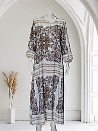 PAMUKLU VİSKON  ELBİSE