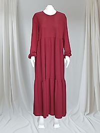 PAMUKLU VİSKON  ELBİSE