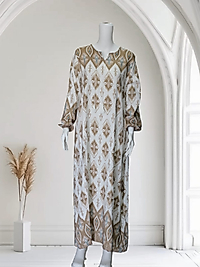 PAMUKLU VİSKON  ELBİSE