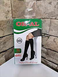 ORAL DİZALTI ÇORAP 500  70 DEN