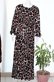 VİSKON TAŞ DESEN ELBİSE