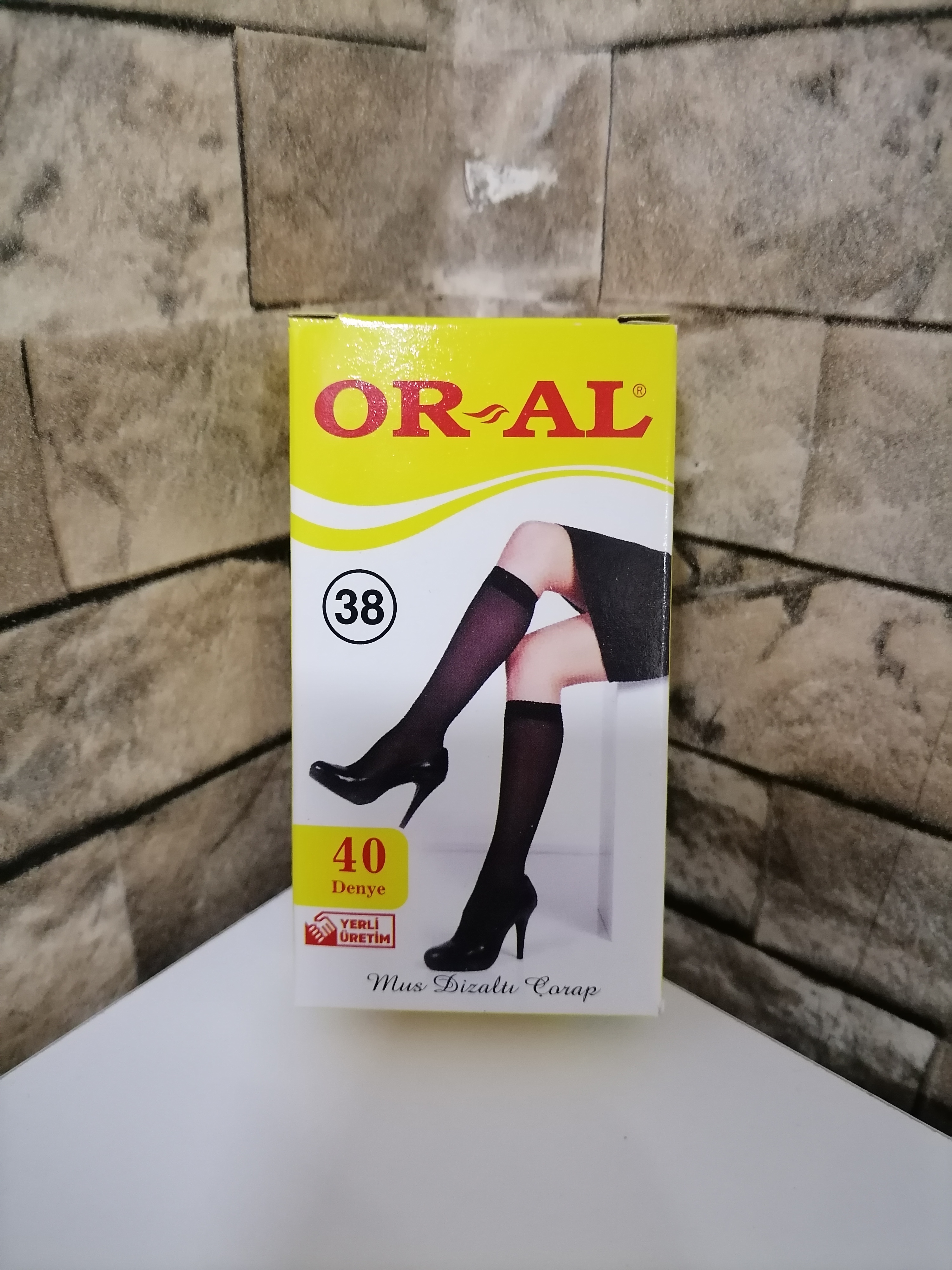 ORAL DİZALTI ÇORAP 38 40 DEN