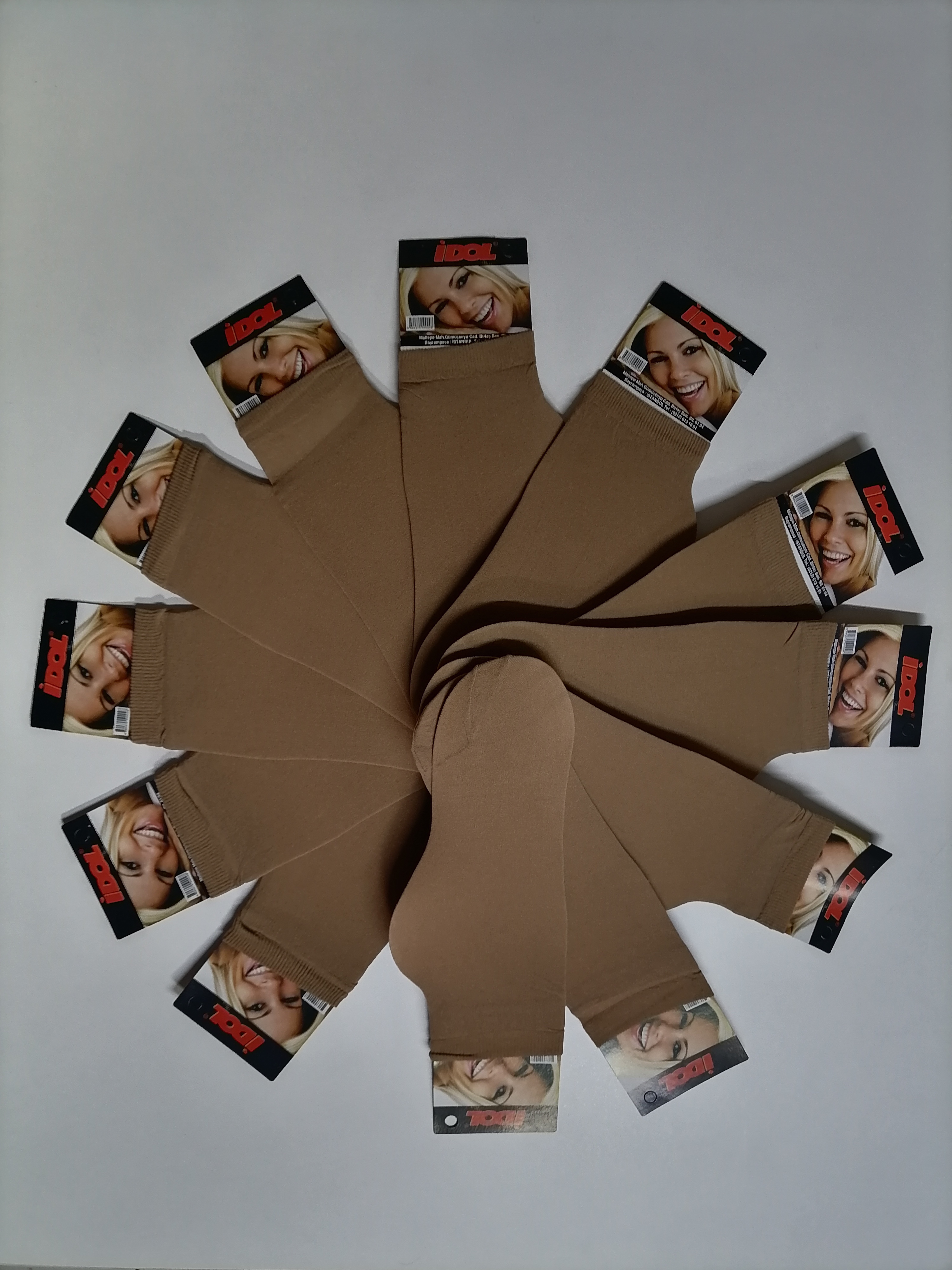 SOKET ÇORAP AÇIK KAHVERENGİ