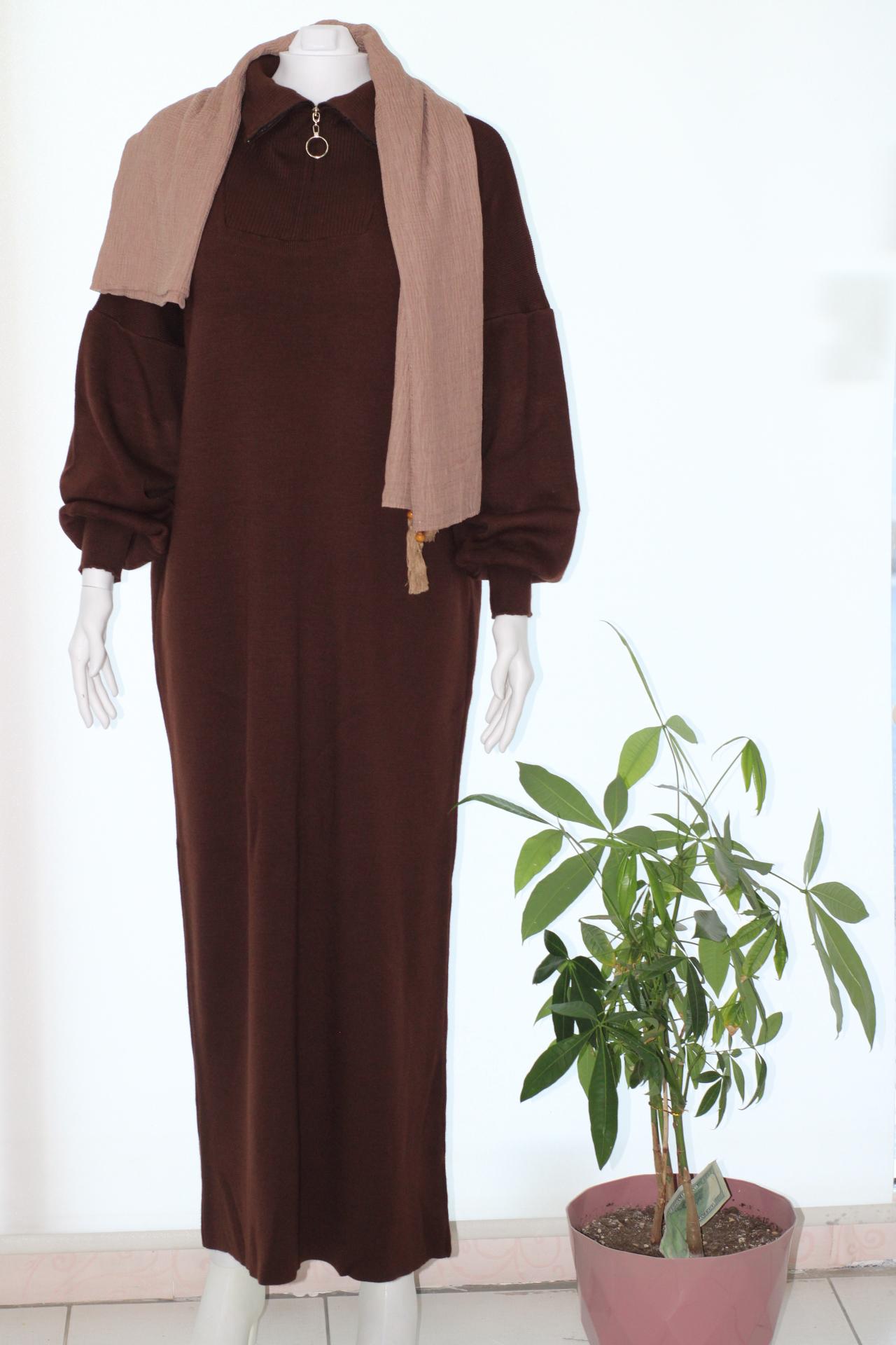 KIŞLIK YÜN ELBİSE