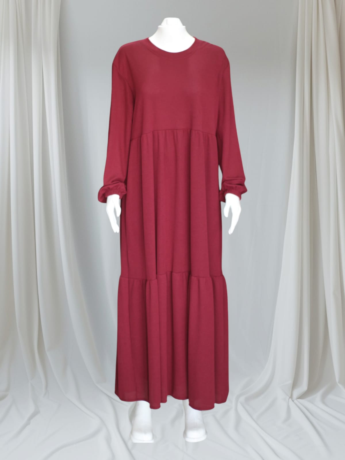 PAMUKLU VİSKON  ELBİSE